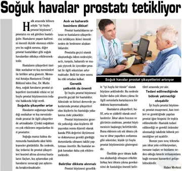 Bizim Karadeniz, 3 Kasım 2015: Soğuk havalar prostat şikâyetlerini tetikliyor